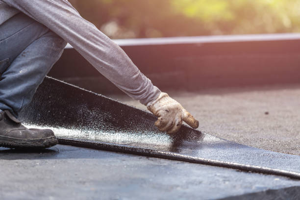 Professional Emergency Waterproofing technician working in Frenchtown, NJ